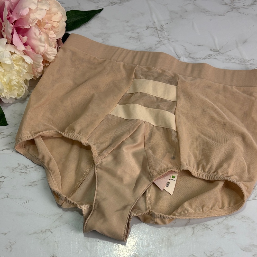 Free People x We are HAH Womens Beige High-Waisted Shapewear Underwear Small NWT